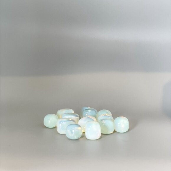 Opalite Pocket Stone, Polished Tumbled Crystal for Spiritual Radiance - Picture 5 of 9